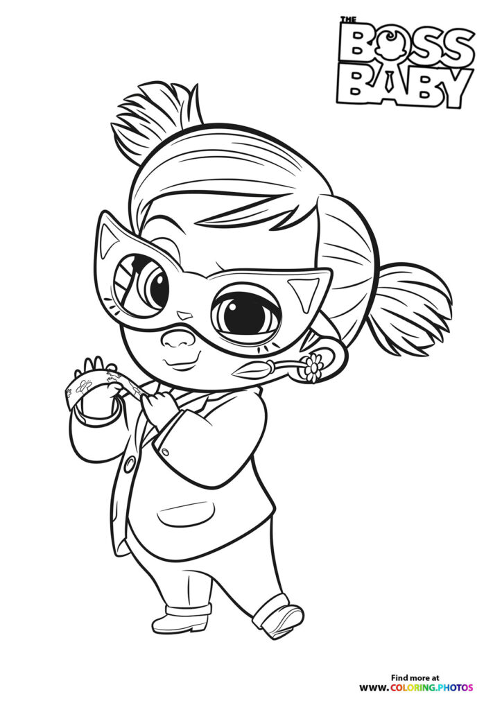 Tina - Family Business - Coloring Pages for kids