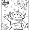 Toy Story Aliens Coloring Page