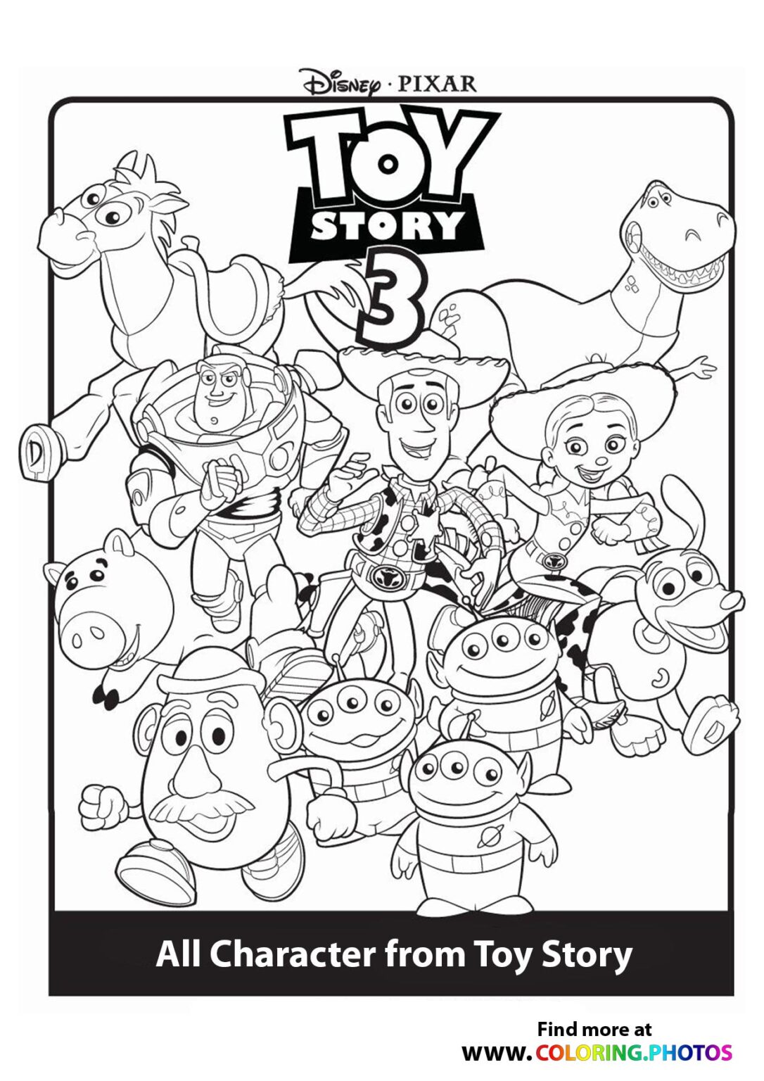 10 Disney Coloring Pages Toy Story: Unleash Your Inner Artist