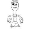 Toy Story Forkey Coloring Page