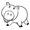 Toy Story Hamm Coloring Page