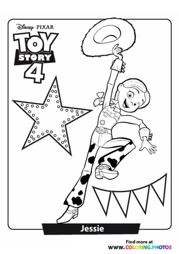Toy Story Jessie Coloring Page