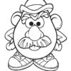 Toy Story Mr Potato Head Coloring Page
