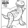 Toy Story Rex Coloring Page