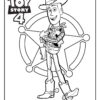 Toy Story Woody Coloring Page