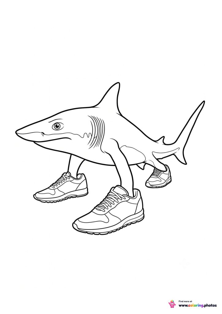 Tralalero Tralala the shark with sneakers