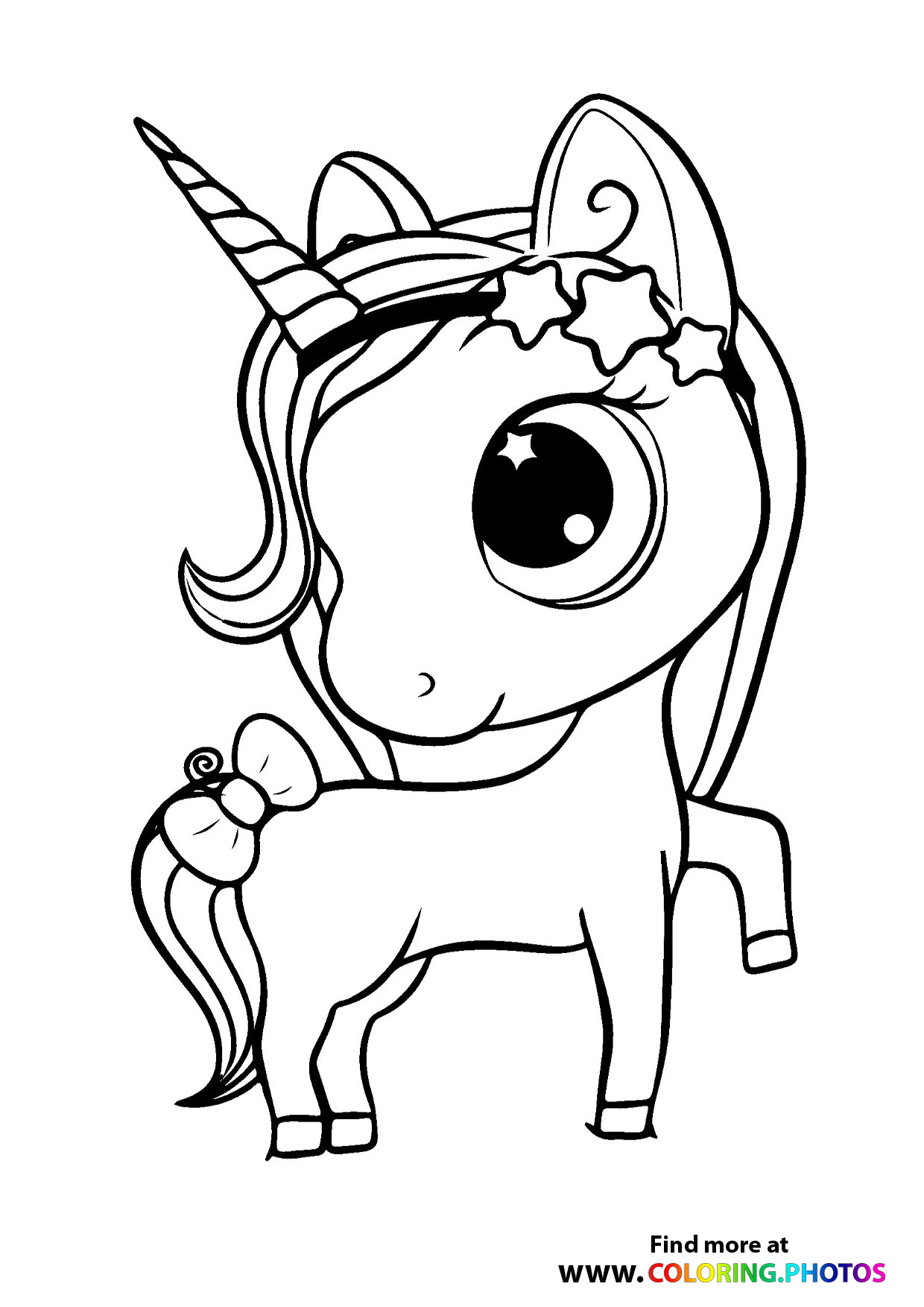 Unicorns   Coloring Pages for kids   Free and easy print or download