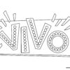 Netflix Vivo fancy logo coloring coloring page