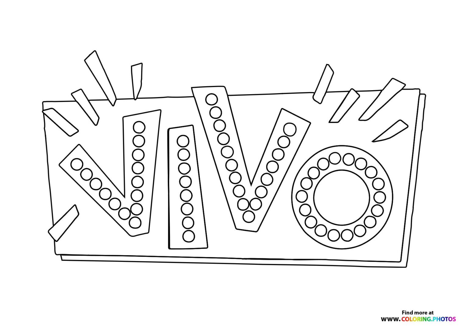 vivo coloring page to print