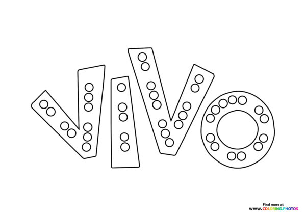 Netflix Vivo logo coloring coloring page