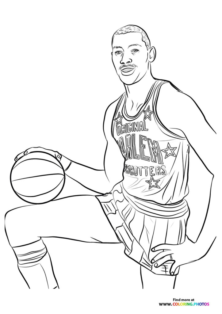 wilt chamberlain - Coloring Pages for kids