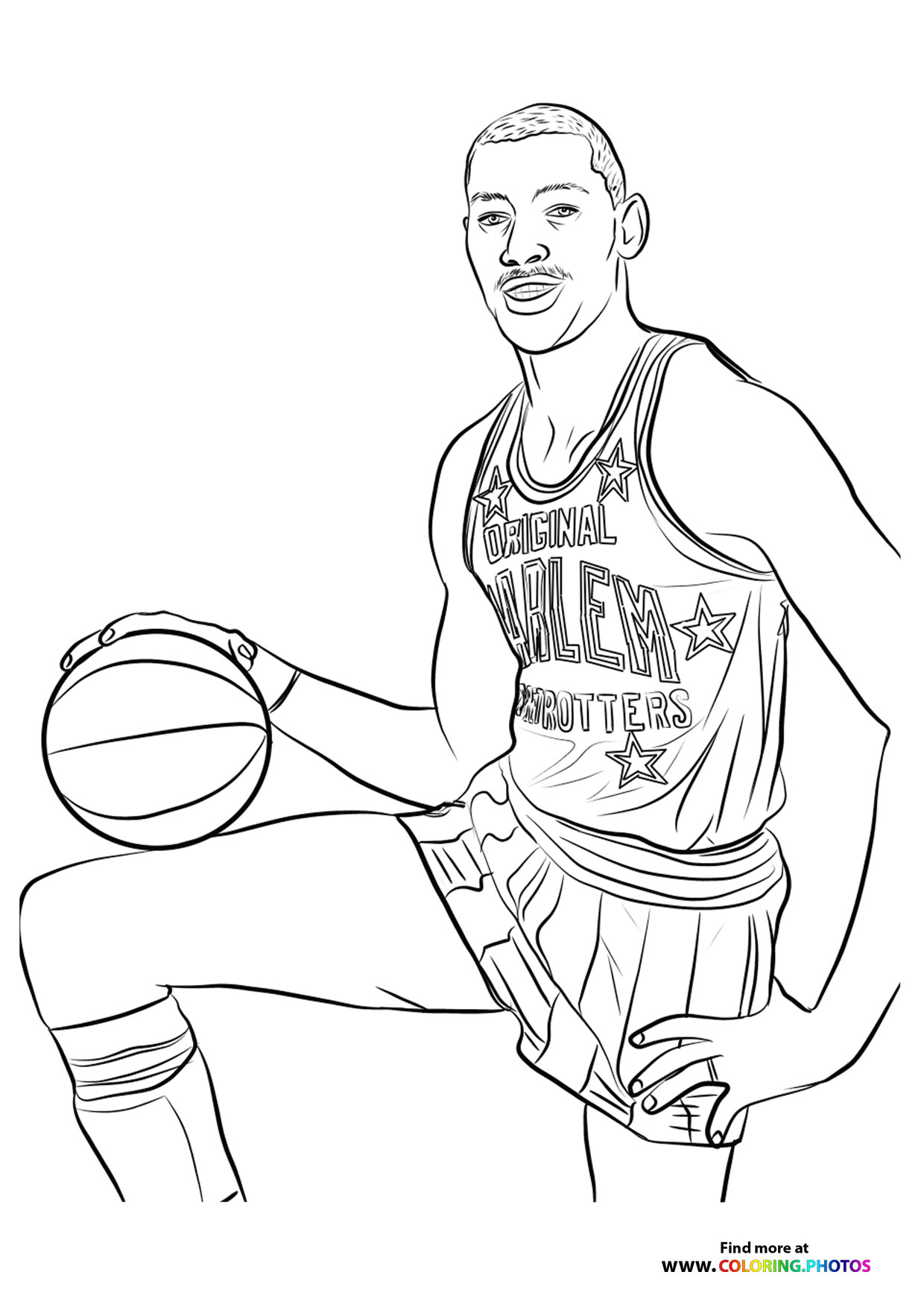 wilt chamberlain - Coloring Pages for kids